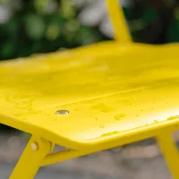 Садовый стул Ikea Sundso Металл / Металл / Желтый Желтый photo 2