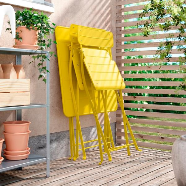 Садовый стул Ikea Sundso Металл / Металл / Желтый Желтый photo 3 Садовый стул Ikea Sundso Металл / Металл / Желтый Желтый photo 3