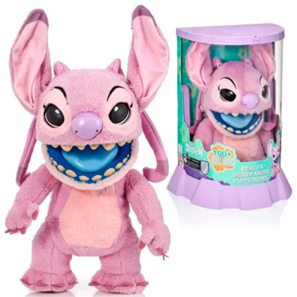 Мягкая игрушка Stitch Disney Real FX Angel Puppet DIS103001 6+ / Розовый photo 4