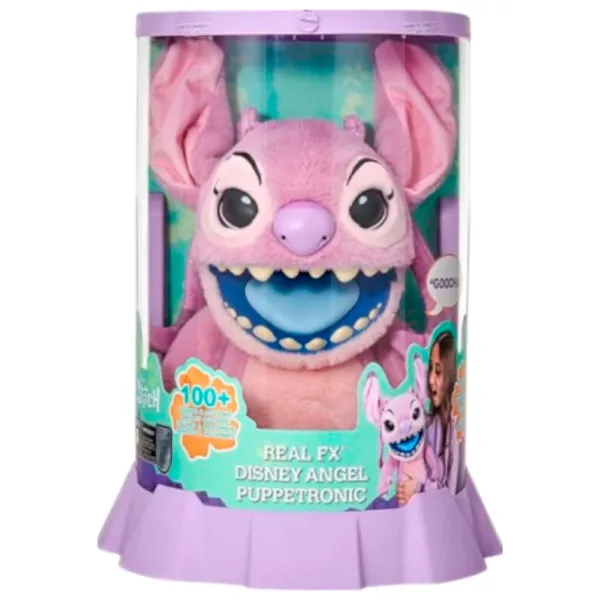 Мягкая игрушка Stitch Disney Real FX Angel Puppet DIS103001 6+ / Розовый photo 7