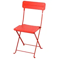 Scaun de grădină Ikea Sundso Metal / Metal / Red Red