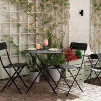 Садовый стул Ikea Sundso Металл / Металл / Antracit Антрацит photo 4