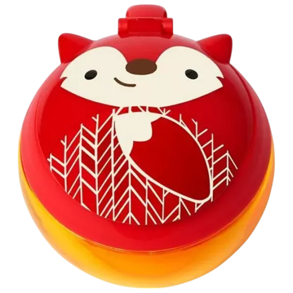 Кружка для закуски Skip Hop Zoo Унисекс / 12+ месяцев / Оранжевый photo 2 Кружка для закуски Skip Hop Zoo Унисекс / 12+ месяцев / Оранжевый photo 2