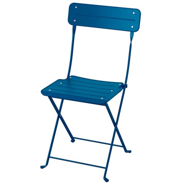 Садовый стул Ikea Sundso Металл / Металл / Синий Синий photo 1 Садовый стул Ikea Sundso Металл / Металл / Синий Синий photo 1