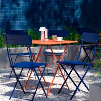 Садовый стул Ikea Sundso Металл / Металл / Синий Синий photo 6