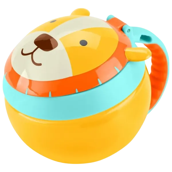 Кружка для закуски Skip Hop Zoo Для девочек / 12+ месяцев / Желтый photo 1 Кружка для закуски Skip Hop Zoo Для девочек / 12+ месяцев / Желтый photo 1