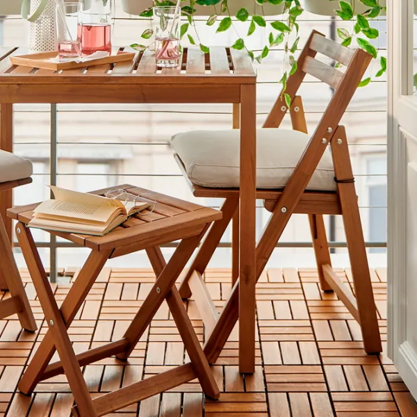 Садовый стул Ikea Nammaro Массив / Массив / Коричневый Brown photo 3 Садовый стул Ikea Nammaro Массив / Массив / Коричневый Brown photo 3