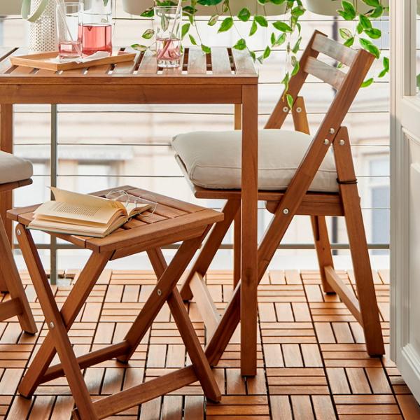 Садовый стул Ikea Nammaro Массив / Массив / Коричневый Brown photo 3 Садовый стул Ikea Nammaro Массив / Массив / Коричневый Brown photo 3