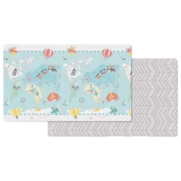 Covoraş pentru joc Skip Hop Little Travelers (243103) 0+/ Dreptunghiular/ Blue photo 1