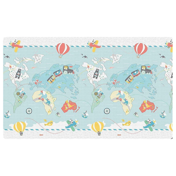 Covoraş pentru joc Skip Hop Little Travelers (243103) 0+/ Dreptunghiular/ Blue photo 6