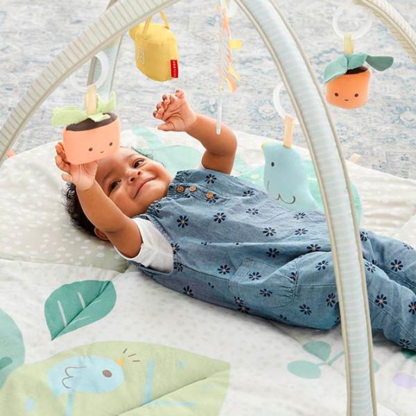 Игровой коврик Skip Hop Garden Oasis (9M807310) 0+/ Круглый/ Серый photo 5 Игровой коврик Skip Hop Garden Oasis (9M807310) 0+/ Круглый/ Серый photo 5