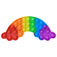 Игрушка антистресс Optmarket Rainbow Разноцветный / 3+