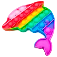 Игрушка антистресс Optmarket Dolphin Разноцветный / 3+