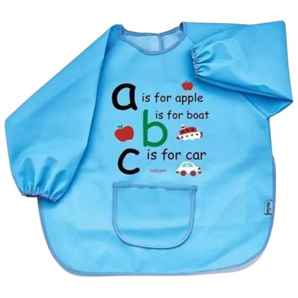 Слюнявчик BabyJem ABC Рубашка / Полиэстер / Синий photo 1 Слюнявчик BabyJem ABC Рубашка / Полиэстер / Синий photo 1