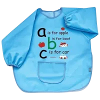 Слюнявчик BabyJem ABC Рубашка / Полиэстер / Синий