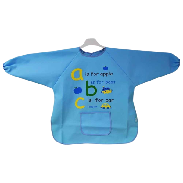 Слюнявчик BabyJem ABC Рубашка / Полиэстер / Синий photo 2 Слюнявчик BabyJem ABC Рубашка / Полиэстер / Синий photo 2