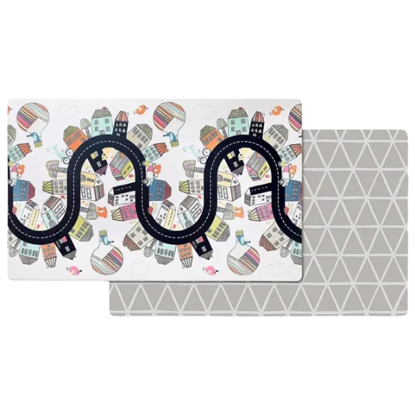 Covoraş pentru joc Skip Hop Vibrant Village (243102) 0+/ Dreptunghiular/ Gray photo 1