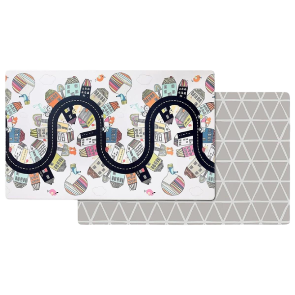 Covoraş pentru joc Skip Hop Vibrant Village (243102) 0+/ Dreptunghiular/ Gray photo 1