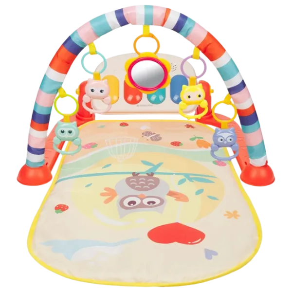 Игровой коврик KikkaBoo Happy Owl () 0+/ Трансформер/ Оранжевый photo 2
