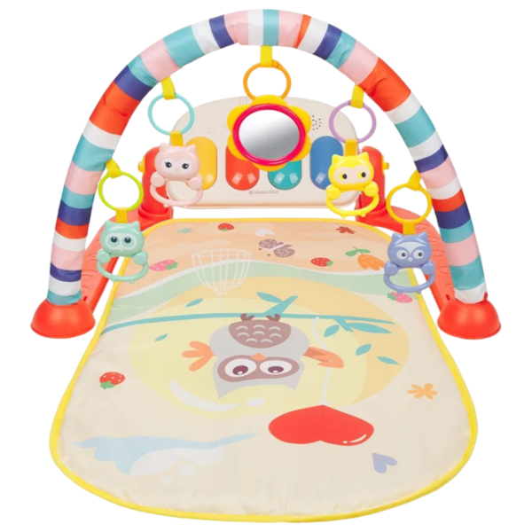 Игровой коврик KikkaBoo Happy Owl () 0+/ Трансформер/ Оранжевый photo 2
