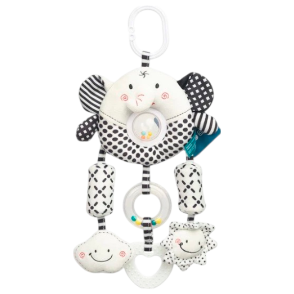 Jucărie pentru pătuțuri și cărucioare Sensillo Elephant Z-0341 0+ / White photo 1 Jucărie pentru pătuțuri și cărucioare Sensillo Elephant Z-0341 0+ / White photo 1