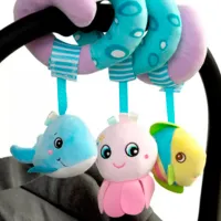 Jucărie pentru pătuțuri și cărucioare Sensillo Octopus Z-042 0+ / Blue photo 4