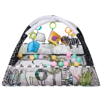 Covoraş pentru joc Kikka Boo Jungle () 0+/ Dreptunghiular/ Gray photo 2