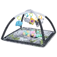 Covoraş pentru joc Kikka Boo Jungle () 0+/ Dreptunghiular/ Gray photo 3