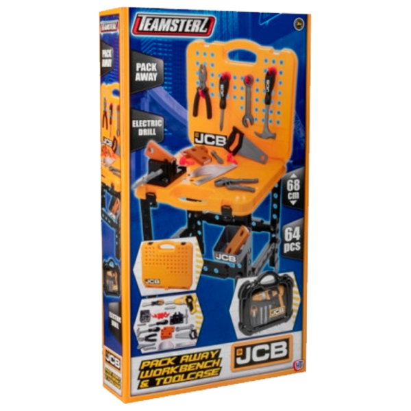 Интерактивная игрушка Teamsterz JCB Pack Away Workbench & Toolcase 1684821 3+ / Черный Оранжевый photo 1 Интерактивная игрушка Teamsterz JCB Pack Away Workbench & Toolcase 1684821 3+ / Черный Оранжевый photo 1