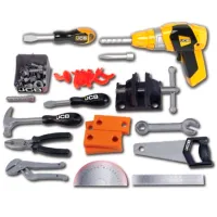 Интерактивная игрушка Teamsterz JCB Pack Away Workbench & Toolcase 1684821 3+ / Черный Оранжевый photo 3