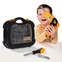 Интерактивная игрушка Teamsterz JCB Pack Away Workbench & Toolcase 1684821 3+ / Черный Оранжевый photo 6