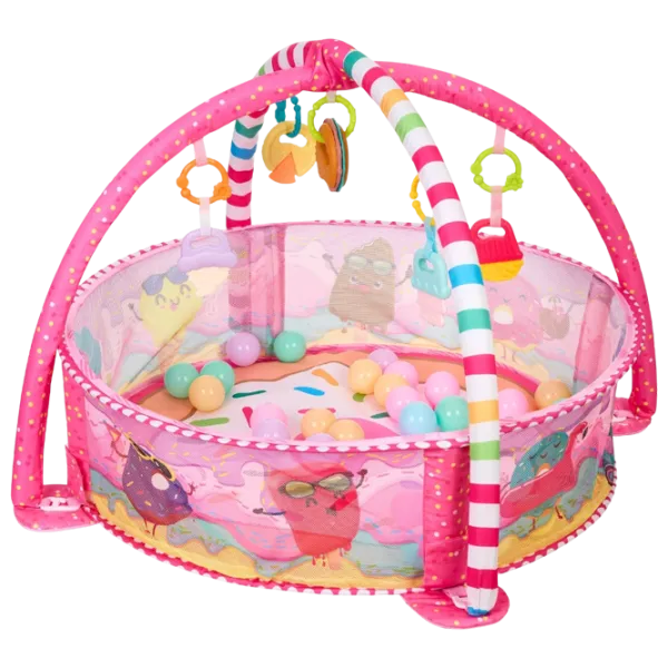 Covoraş pentru joc Kikka Boo Marshmallow () 0+/ Rotund/ Pink photo 1 Covoraş pentru joc Kikka Boo Marshmallow () 0+/ Rotund/ Pink photo 1