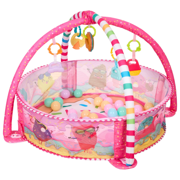 Covoraş pentru joc Kikka Boo Marshmallow () 0+/ Rotund/ Pink photo 1 Covoraş pentru joc Kikka Boo Marshmallow () 0+/ Rotund/ Pink photo 1