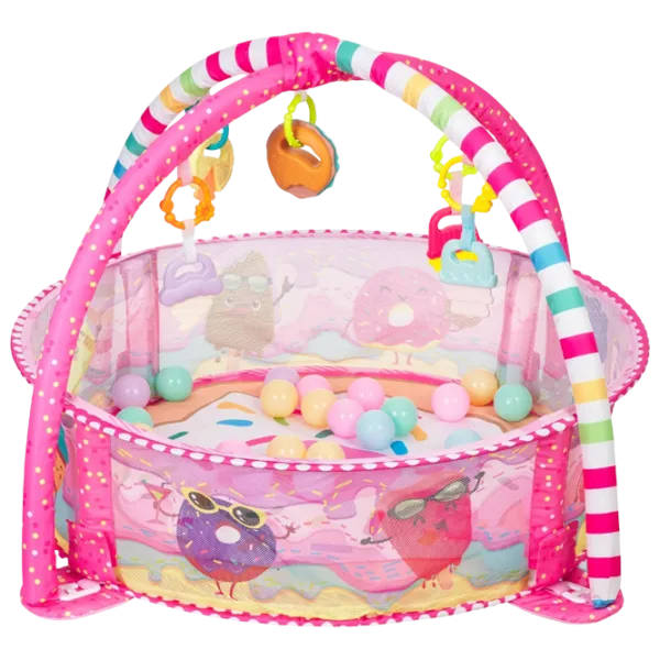 Covoraş pentru joc Kikka Boo Marshmallow () 0+/ Rotund/ Pink photo 2 Covoraş pentru joc Kikka Boo Marshmallow () 0+/ Rotund/ Pink photo 2