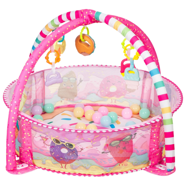 Covoraş pentru joc Kikka Boo Marshmallow () 0+/ Rotund/ Pink photo 2 Covoraş pentru joc Kikka Boo Marshmallow () 0+/ Rotund/ Pink photo 2