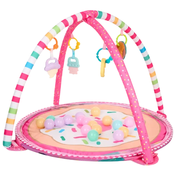 Covoraş pentru joc Kikka Boo Marshmallow () 0+/ Rotund/ Pink photo 4 Covoraş pentru joc Kikka Boo Marshmallow () 0+/ Rotund/ Pink photo 4