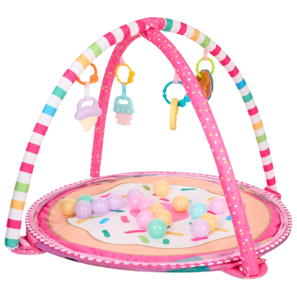 Covoraş pentru joc Kikka Boo Marshmallow () 0+/ Rotund/ Pink photo 4 Covoraş pentru joc Kikka Boo Marshmallow () 0+/ Rotund/ Pink photo 4