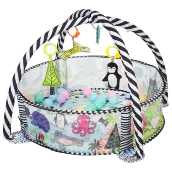 Covoraş pentru joc Kikka Boo Animals World () 0+/ Rotund/ Gray photo 1