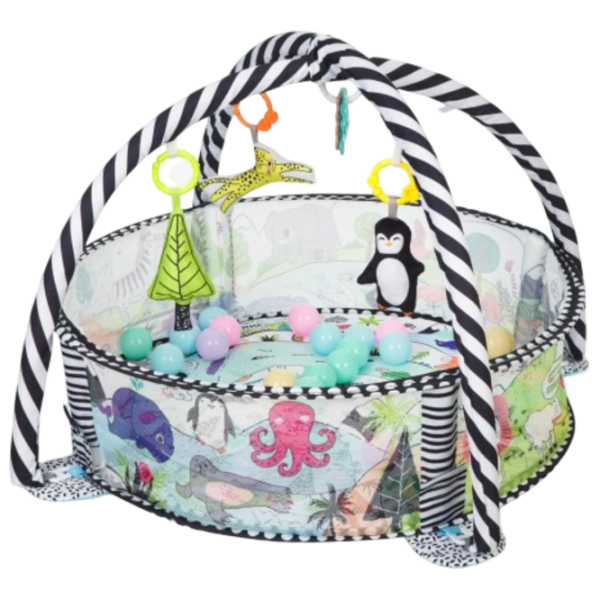 Covoraş pentru joc Kikka Boo Animals World () 0+/ Rotund/ Gray photo 1