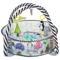 Covoraş pentru joc Kikka Boo Animals World () 0+/ Rotund/ Gray photo 2