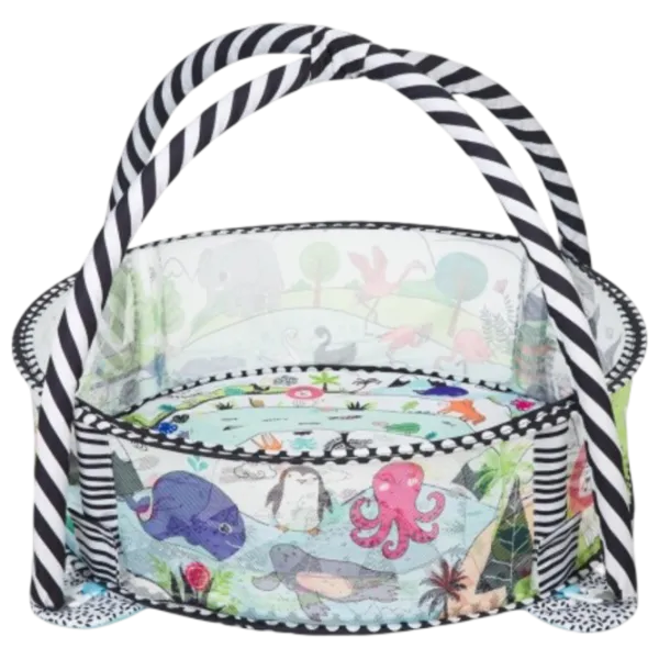 Covoraş pentru joc Kikka Boo Animals World () 0+/ Rotund/ Gray photo 3