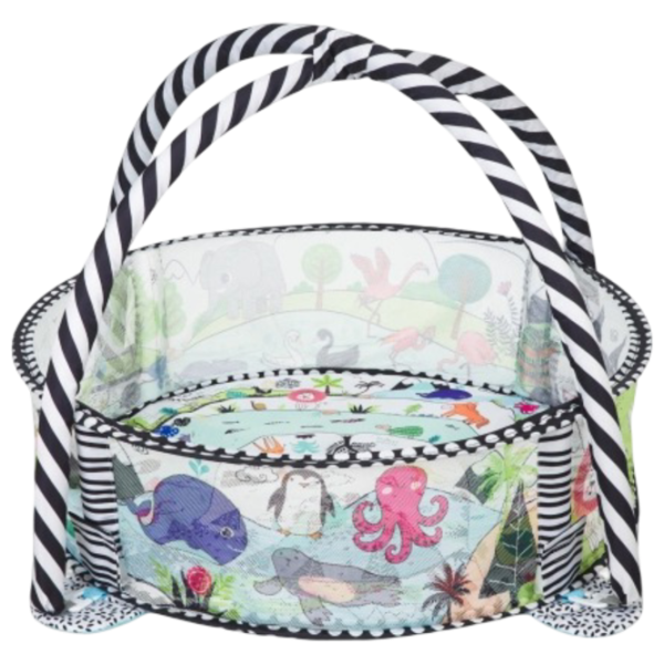 Covoraş pentru joc Kikka Boo Animals World () 0+/ Rotund/ Gray photo 3