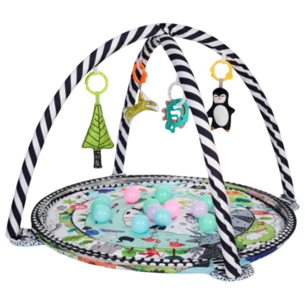 Covoraş pentru joc Kikka Boo Animals World () 0+/ Rotund/ Gray photo 4