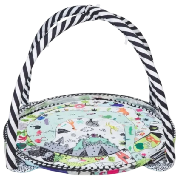 Covoraş pentru joc Kikka Boo Animals World () 0+/ Rotund/ Gray photo 5