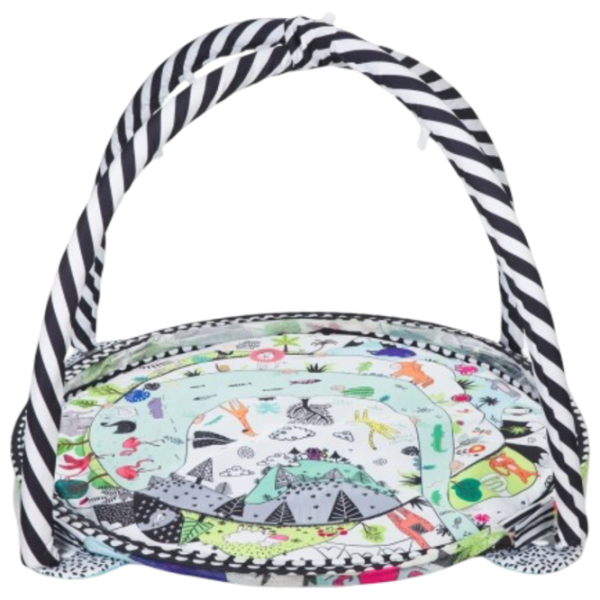 Covoraş pentru joc Kikka Boo Animals World () 0+/ Rotund/ Gray photo 5