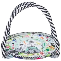 Covoraş pentru joc Kikka Boo Animals World () 0+/ Rotund/ Gray photo 5