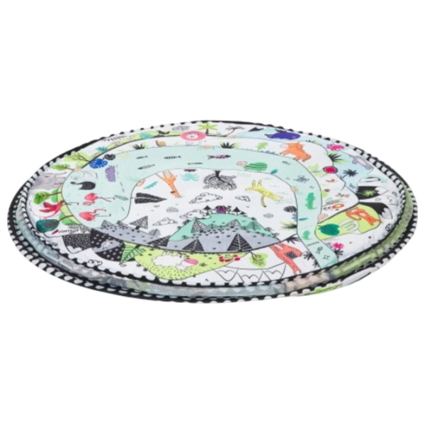 Covoraş pentru joc Kikka Boo Animals World () 0+/ Rotund/ Gray photo 7