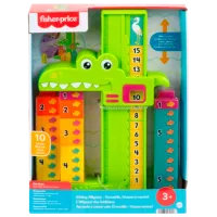 Интерактивная игрушка Fisher Price Учимся вместе Яркий аллигатор JCT13 3+ / Разноцветный Зеленый