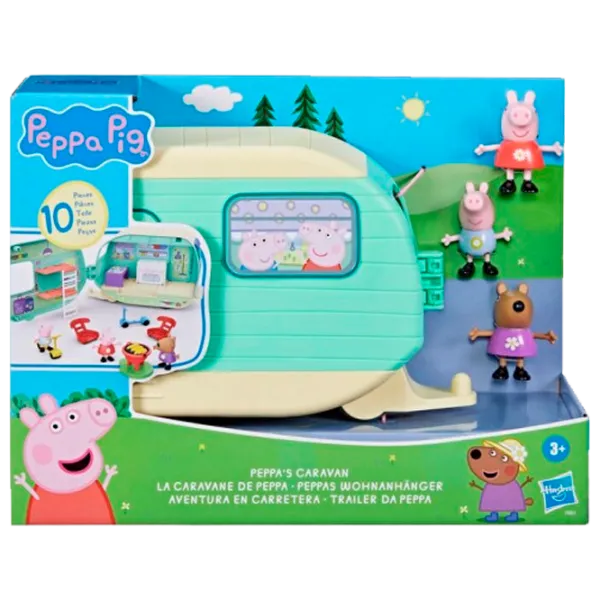 Игровой набор Hasbro Peppa Pig Caravan F8863 3+ / Разноцветный Зеленый photo 1