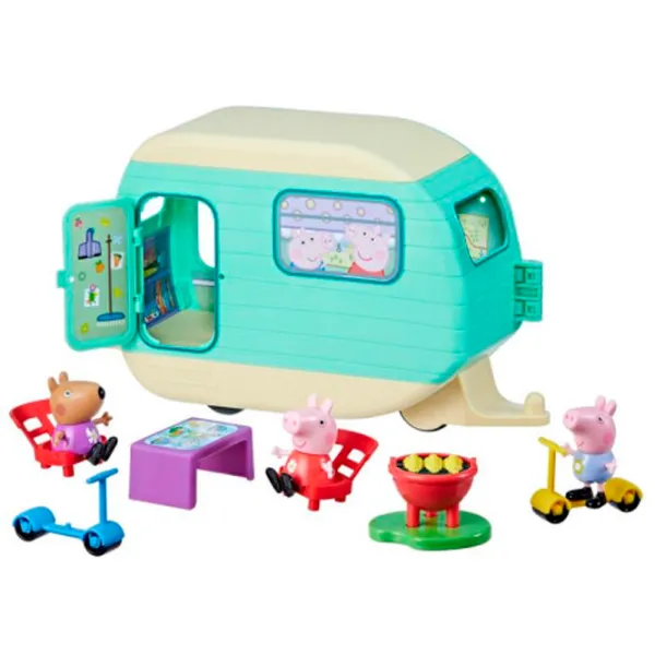 Игровой набор Hasbro Peppa Pig Caravan F8863 3+ / Разноцветный Зеленый photo 2